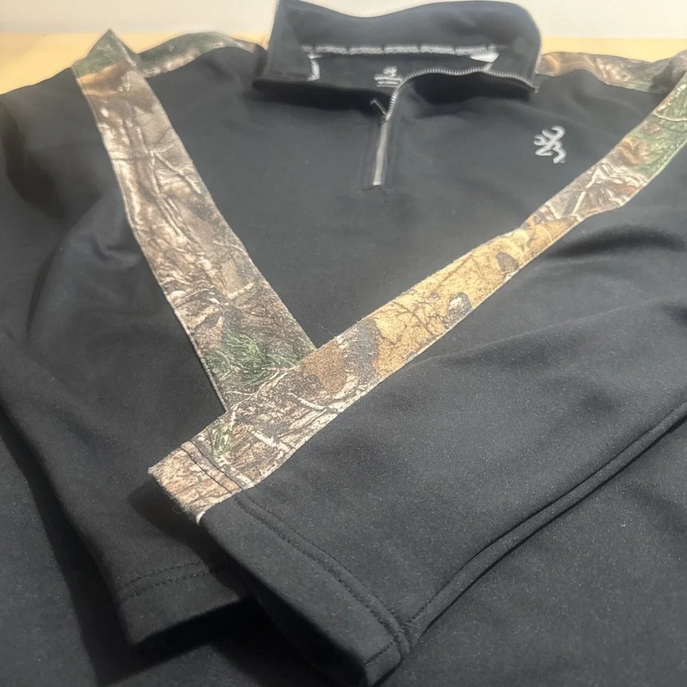 Browning XX Large Camo Jacket Pullover Zip Up Hunting/Outdoors Free Shipping - Picture 5 of 6